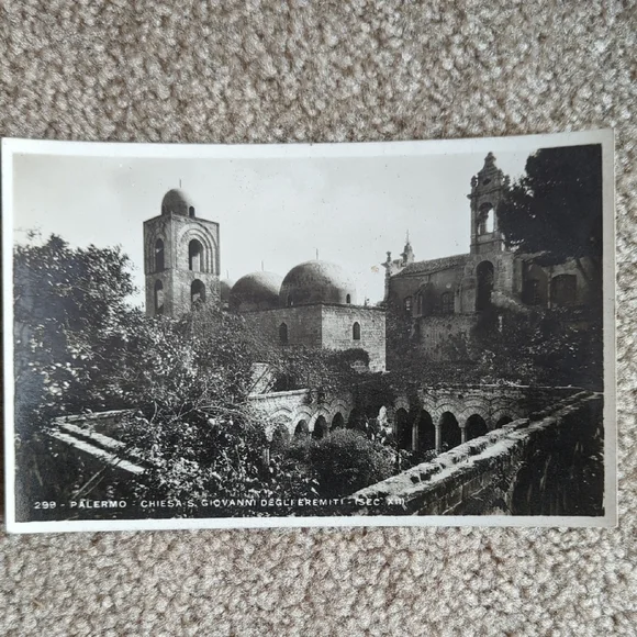 Pair Of Palermo Italy Postcards - Picture 1 of 4